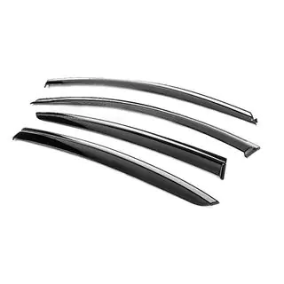 Déflecteurs de Vitres avec Moulure Chromée Niken Luxury (HB, 4 pcs) photo 2
