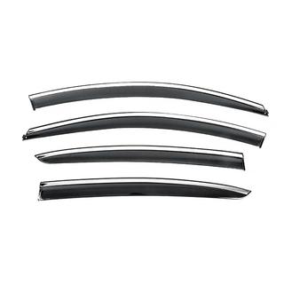 Déflecteurs de Vitres avec Moulure Chromée Niken Luxury (SD, 4 pcs) Renault Megane IV 2016-2025 photo 1