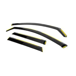Déflecteurs de vitres à encastrer Niken Luxury (Avant, 4 pcs) photo 2