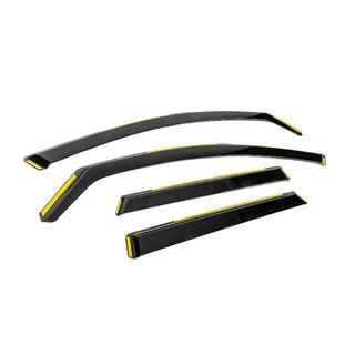 Déflecteurs de vitres à encastrer Niken Luxury (Avant, 4 pcs) photo 3