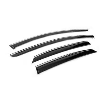 Deflecteurs de Vitres avec Moulure Chromee Niken Luxury (4 pcs) photo 3