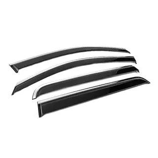 Déflecteurs de Vitres avec Moulure Chromée Niken Luxury (2011-2015, 4 pcs) photo 3