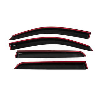 Déflecteurs de Vitres avec Moulure Chromée Niken Luxury (2011-2015, 4 pcs) Toyota Hilux 2006-2015 photo 4