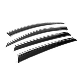 Deflecteurs de Vitres avec Moulure Chromee Niken Luxury (4 pcs) photo 3