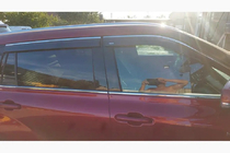 Toyota Highlander 2019- Deflecteurs de Vitres avec Moulure Chromee Niken Luxury (4 pcs) photo 8