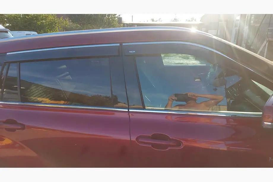 Toyota Highlander 2019- Deflecteurs de Vitres avec Moulure Chromee Niken Luxury (4 pcs) Photo 8