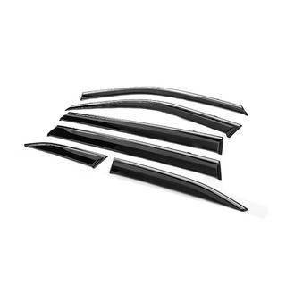 Déflecteurs de vitres avec moulure chromée Niken Luxury (6 pcs) photo 2