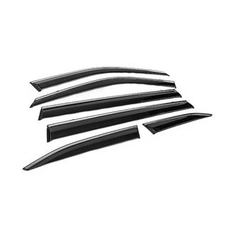 Déflecteurs de vitres avec moulure chromée Niken Luxury (6 pcs) photo 3