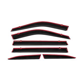 Déflecteurs de vitres avec moulure chromée Niken Luxury (6 pcs) photo 4