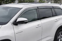 Toyota Highlander 2013-2019 Déflecteurs de vitres avec moulure chromée Niken Luxury (6 pcs) photo 1