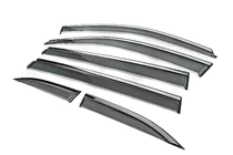Toyota Highlander 2013-2019 Déflecteurs de vitres avec moulure chromée Niken Luxury (6 pcs) photo 3