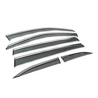 Déflecteurs de vitres avec moulure chromée Niken Luxury (6 pcs) photo 4