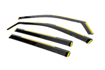 Toyota Highlander 2013-2019 Déflecteurs d'air encastrables Niken Luxury (4 pcs) photo 2