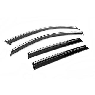 Deflecteurs de Vitres avec Moulure Chromee Niken Luxury (4 pcs) photo 3