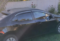 Toyota Corolla 2013-2019 Deflecteurs de Vitres avec Moulure Chromee Niken Luxury (4 pcs) photo 1