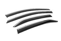 Toyota Corolla 2013-2019 Deflecteurs de Vitres avec Moulure Chromee Niken Luxury (4 pcs) photo 4