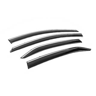 Deflecteurs de Vitres avec Moulure Chromee Niken Luxury (4 pcs) Toyota Corolla 2013-2019 photo 4