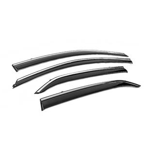 Deflecteurs de Vitres avec Moulure Chromee Niken Luxury (4 pcs) photo 3