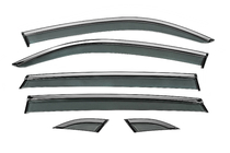 Volkswagen Atlas (Terramont) 2016- Déflecteurs de vitres Niken Luxury avec moulure chromée (pour Terramont X, 6 pcs) photo 1