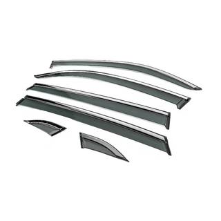 Déflecteurs de vitres Niken Luxury avec moulure chromée (pour Terramont X, 6 pcs) photo 2