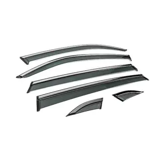 Déflecteurs de vitres Niken Luxury avec moulure chromée (pour Terramont X, 6 pcs) photo 3