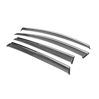 Deflecteurs de Vitres avec Moulure Chromee Niken Luxury (4 pcs) photo 2