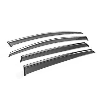 Deflecteurs de Vitres avec Moulure Chromee Niken Luxury (4 pcs) photo 3