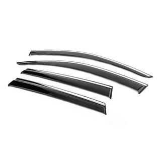 Deflecteurs de Vitres avec Moulure Chromee Niken Luxury (4 pcs) photo 2