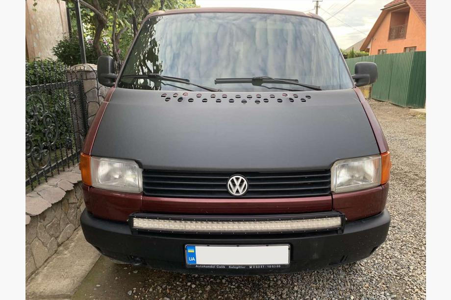 Volkswagen T4 Transporter 1990-2003 Housse de capot pour capot plat (similicuir) Image