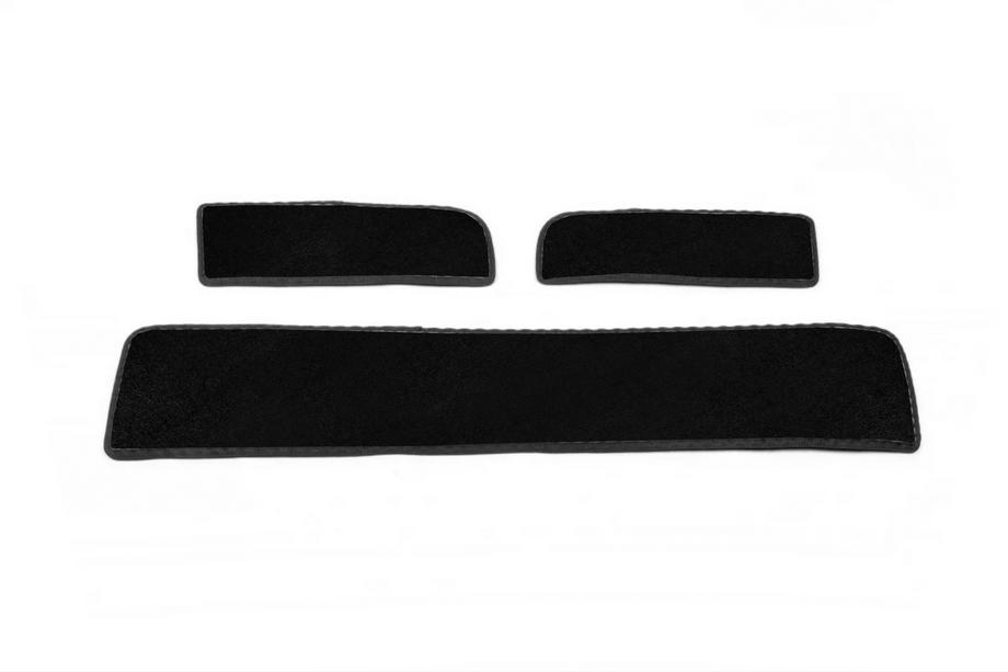 Mercedes Sprinter W906 2006–2018 Tapis textiles Deluxe pour seuils de porte (3 pcs, noir) Image