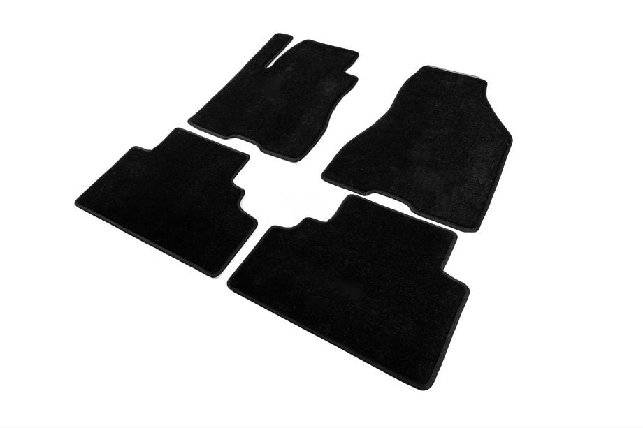 Hyundai Tucson JM 2004- Tapis de sol textile Deluxe (Noir) Image