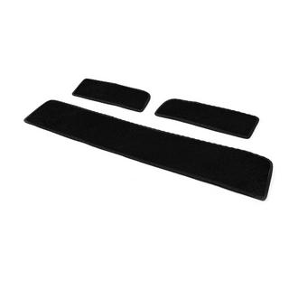 Tapis textiles Deluxe pour seuils de porte (3 pcs, noir) Volkswagen Crafter 2006-2016 photo 2