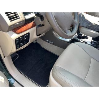 Tapis de sol textile Deluxe (2 rangées, Noir) Toyota Land Cruiser Prado 120 2002-2009 photo 1