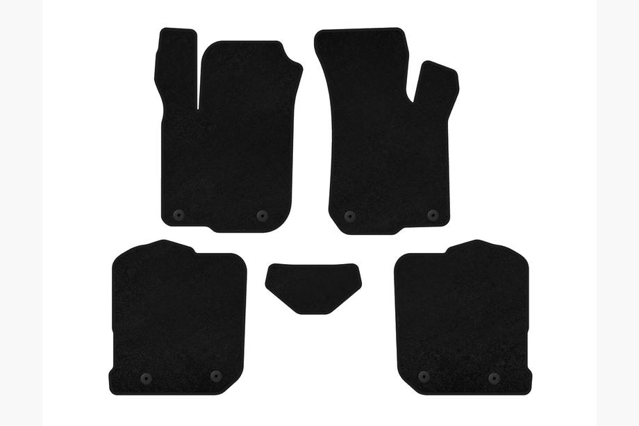 Audi A3 1996-2003 Tapis de sol textile Deluxe (HB, Noir) Image