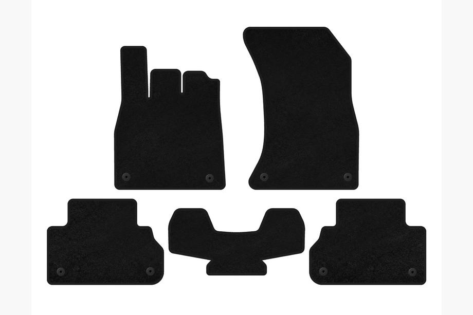 Audi Q5 2017-2025 Tapis de sol textile Deluxe (Noir) Image