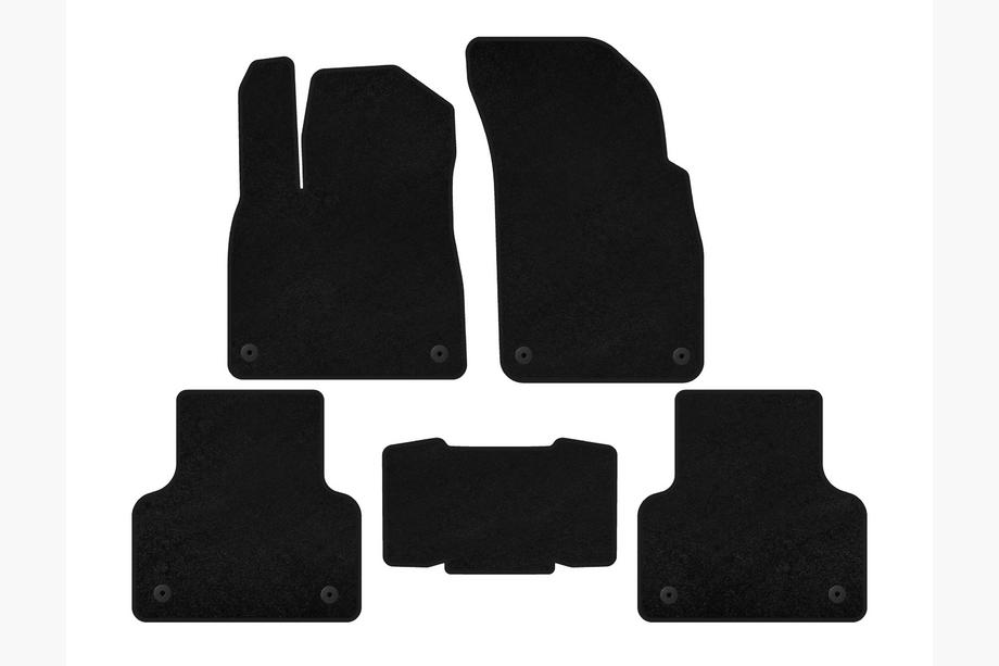 Audi Q8 2018- Tapis de sol textile Deluxe (Noir) Image