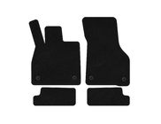 Audi TT 2014-2023 Tapis de sol textile Deluxe (Coupé, Noir) photo 1