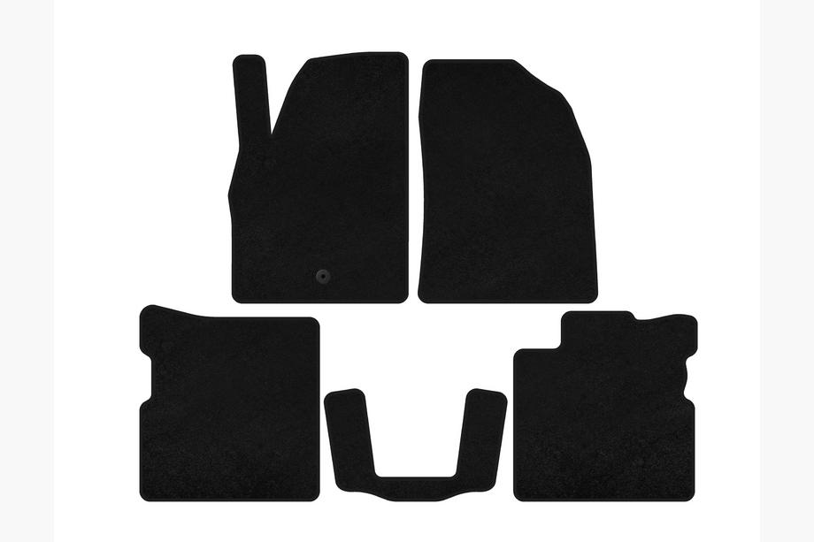 Chevrolet HHR 2005-2011 Tapis de sol textile Deluxe (Noir) Image