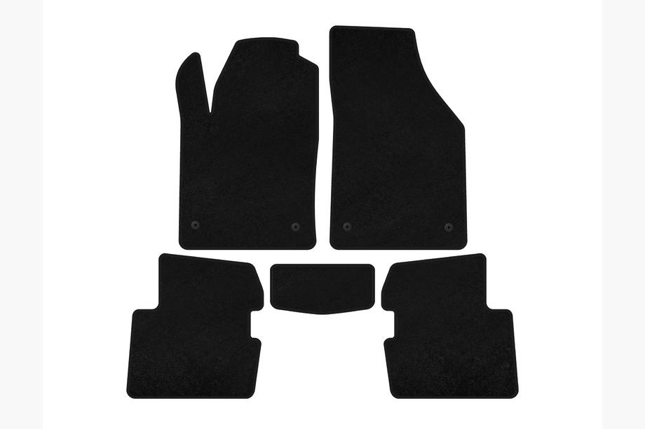 Dodge Dart 2012-2017 Tapis de sol textile Deluxe (SD, Noir) Image