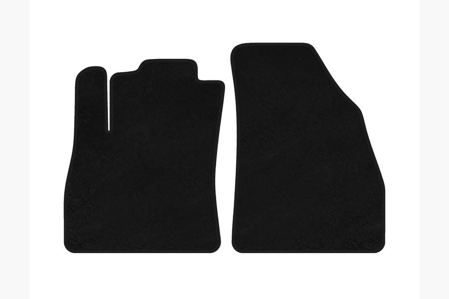 Fiat Fiorino/Qubo 2008-2024 Tapis de sol textile avant Deluxe (Noir) Image