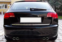 Audi A3 2012-2020 Baguette de coffre inox photo 4