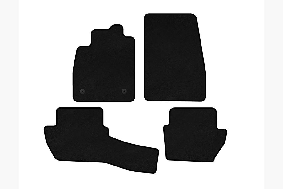 Ford Fiesta 2017- Tapis de sol textile Deluxe (Noir) Image