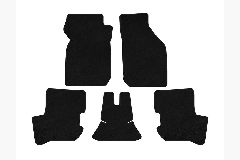 Ford Ka 1996-2008 Tapis de sol textile Deluxe (HB, Noir) Image