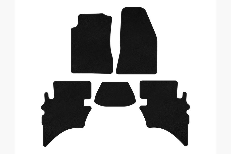 Ford Ranger 2002-2006 Tapis de sol textile Deluxe (Noir) Image