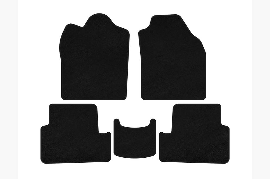 Ford Connect 2010-2013 Tapis de sol textile Deluxe (2009-2012, Noir) Image