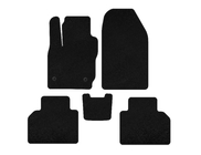 Ford Courier 2014-2023 Tapis de sol textile Deluxe (Noir) photo 1