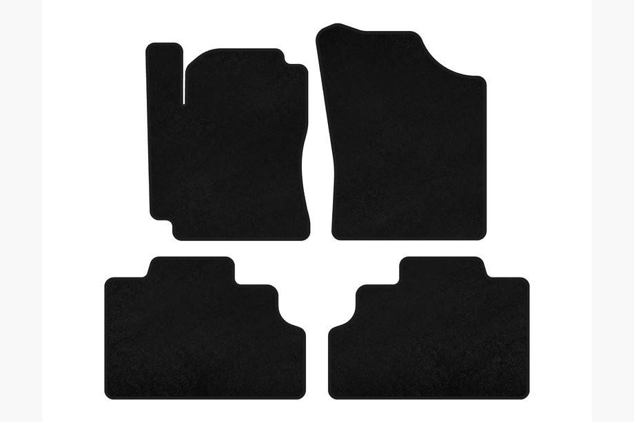 Geely CK-2 2008-2016 Tapis de sol textile Deluxe (SD, Noir) Image