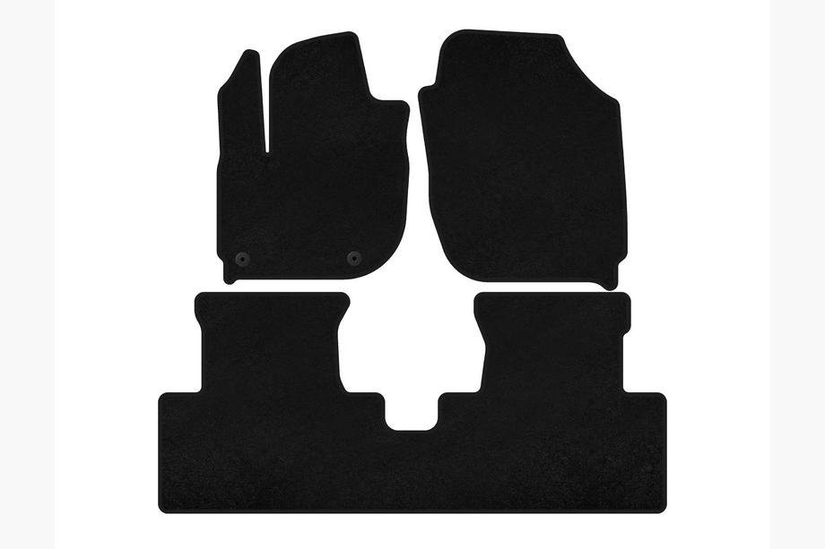 Honda X-NV/Ciimo X-NV 2019- Tapis de sol textile Deluxe (Électrique, Noir) Image