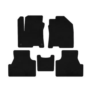 Tapis de sol textile Deluxe (2019-2020, Électrique, Noir)