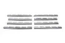 Fiat Doblo I 2005-2010 Couvre-calandre chromés (8 pcs, inox) photo 2